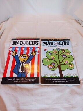 Mad Libs Presidential And Family Tree Fun Activity Books NWT